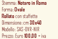 Stemma: Notaro in Roma